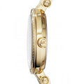 Michael Kors Darci Gold Dial with Diamonds Gold Steel Strap Watch for Women - MK3295