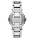 Burberry The City Chronograph Silver Dial Silver Steel Strap Watch for Men - BU9350