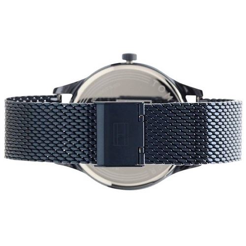 Tommy Hilfiger Damon Quartz Blue Dial Blue Mesh Bracelet Watch for Men - 1791421