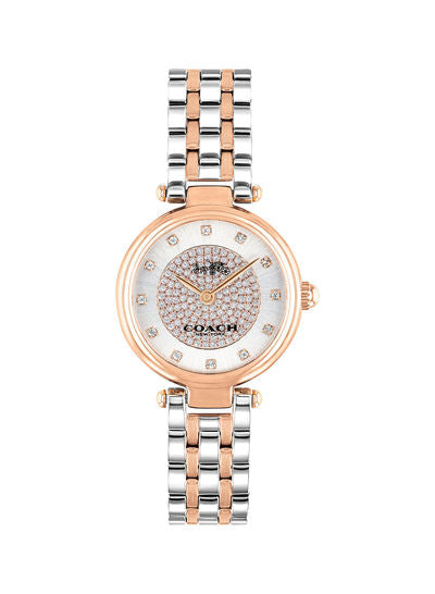 Coach Park Silver Dial Two Tone Steel Strap Watch for Women - 14503642