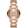 Burberry The City Grey Dial Rose Gold Steel Strap Unisex Watch - BU9754