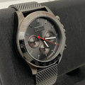 Hugo Boss Ikon Chronograph Grey Dial Grey Mesh Bracelet Watch for Men - 1513443