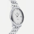 Omega De Ville Prestige Co-Axial Silver Dial Silver Steel Strap Watch for Men - 424.10.40.20.02.003