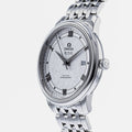 Omega De Ville Prestige Co Axial Automatic White Dial Silver Steel Strap Watch for Men - 424.10.40.20.02.005