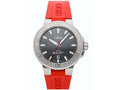 Oris Aquis Date Relief Grey Dial Red Rubber Strap Watch for Men - 0173377304153-0742466EB