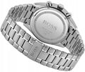 Hugo Boss Champion Black Dial Silver Steel Strap Watch for Men - 1513871