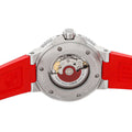 Oris Aquis Date Relief Grey Dial Red Rubber Strap Watch for Men - 0173377304153-0742466EB