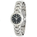 Tag Heuer Link Quartz Diamonds Black Dial Silver Steel Strap Watch for Women - WAT1410.BA0954