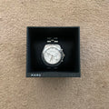 Marc Jacobs Blade White Dial SIlver Stainless Steel Strap Watch for Women - MBM3100