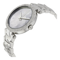 Michael Kors Parker Mother of Pearl Silver Steel Strap Watch for Women - MK6424