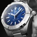 Tag Heuer Aquaracer Quartz 32mm Blue Dial Silver Steel Strap Watch for Women - WBD1312.BA0740