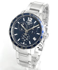 Tissot Quickster Chronograph Blue Dial Watch For Men - T095.417.11.047.00