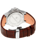 Maserati Potenza Silver Dial Brown Leather Strap Watch For Women - R8851108506