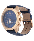 Maserati Traguardo Blue Sunray Chronograph Men's Watch - R8871612015