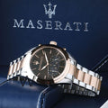 Maserati Traguardo Chronograph 45mm Brown Dial Men's Watch - R8873612003