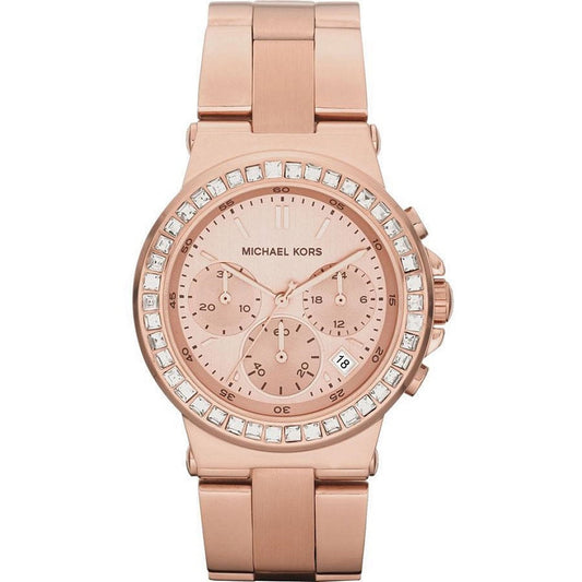 Michael Kors Dylan Rose Gold Rose Gold Steel Strap Watch for Women - MK5586