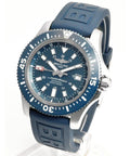 Breitling Superocean 44mm Special Mariner Blue Dial Diver Pro III Mens Watch - Y1739316/C959