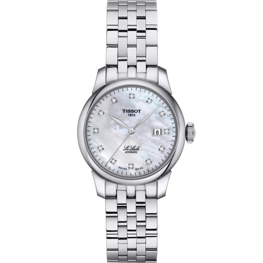 Tissot Le Locle Automatic Diamond Watch For Women - T006.207.11.116.00