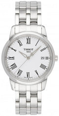 Tissot T Classic Dream White Dial Silver Steel Strap Watch for Men - T033.410.11.013.01