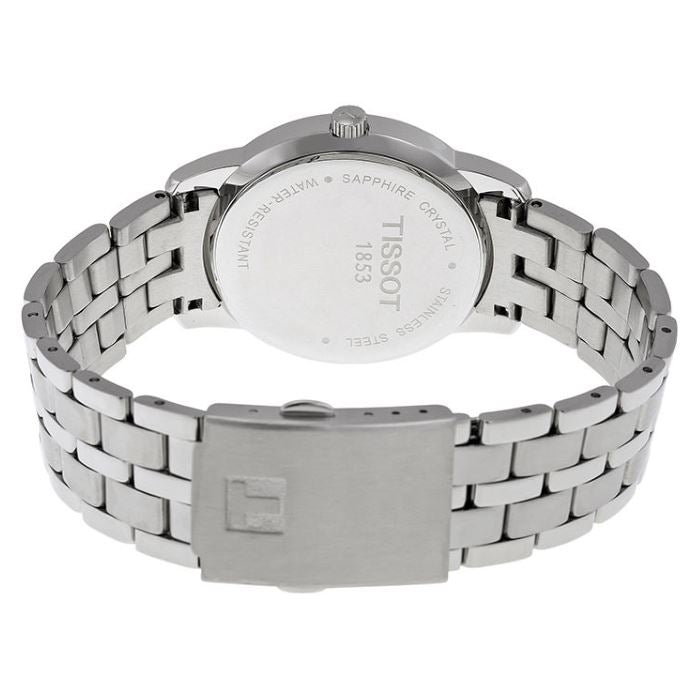 Tissot T Classic Dream White Dial Silver Steel Strap Watch for Men - T033.410.11.013.01