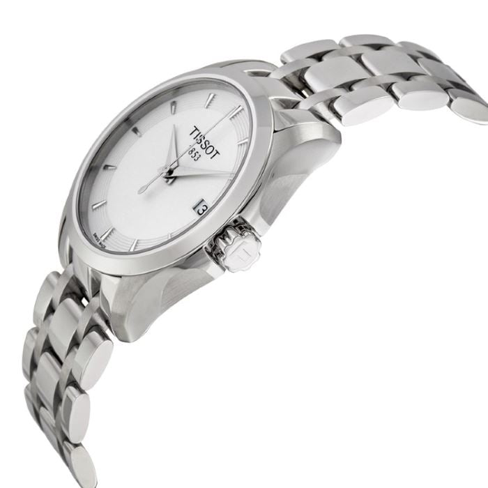 Tissot T Trend Couturier White Dial Watch For Women - T035.210.11.011.00