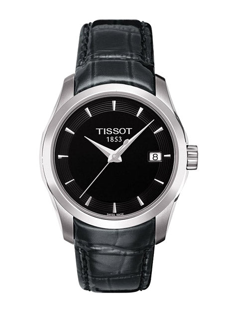 Tissot T Trend Couturier Black Dial Watch For Women - T035.210.16.051.00