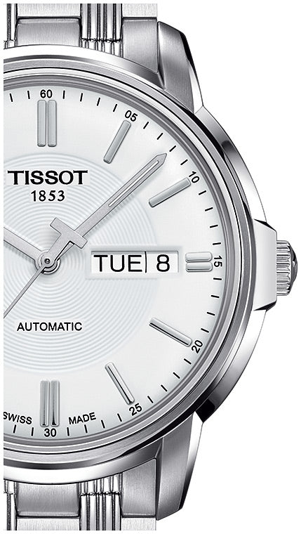 Tissot Automatics III Day Date 39mm Watch For Men - T065.430.11.031.00