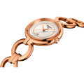 Tissot T Lady Flamingo Mother of Pearl Dial Rose Gold Steel Strap Watch for Women - T094.210.33.116.01