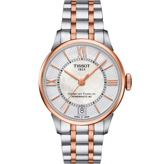 Tissot Chemin Des Tourelles Powermatic 80 Lady Watch For Women - T099.207.22.118.02