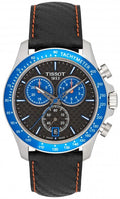 Tissot V8 Alpine Black Carbon Chronograph Watch For Men - T106.417.16.201.00