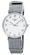 Tissot T Classic Everytime White Dial Two Tone NATO Strap Watch for Women - T109.410.18.032.00