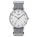 Tissot T Classic Everytime White Dial Two Tone NATO Strap Watch for Women - T109.410.18.032.00