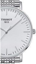 Tissot T Classic Everytime White Dial Silver Steel Strap Watch for Men - T109.610.11.031.00