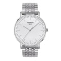 Tissot T Classic Everytime White Dial Silver Steel Strap Watch for Men - T109.610.11.031.00