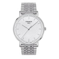 Tissot T Classic Everytime White Dial Silver Steel Strap Watch for Men - T109.610.11.031.00