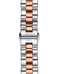 Tissot T Wave Mother of Pearl Dial Two Tone Steel Strap Watch For Women - T112.210.22.113.01