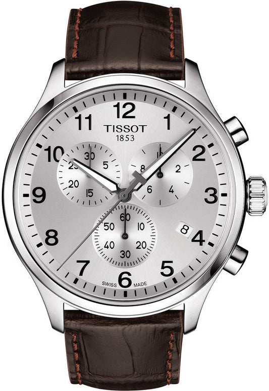 Tissot Chrono XL White Dial Quartz 45mm Watch For Men - T116.617.16.037.00