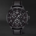 Tissot Chrono XL Vintage Black Dial Black Leather Strap Watch For Men - T116.617.36.052.00