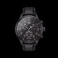 Tissot Chrono XL Vintage Black Dial Black Leather Strap Watch For Men - T116.617.36.052.00