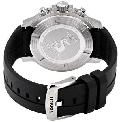 Tissot Seaster 1000 Chronograph Black Dial Black Rubber Strap Watch For Men - T120.417.17.051.00