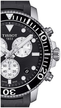 Tissot Seaster 1000 Chronograph Black Dial Black Rubber Strap Watch For Men - T120.417.17.051.00