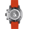 Tissot Seaster 1000 Chronograph Black Dial Orange Rubber Strap Watch For Men - T120.417.17.051.01