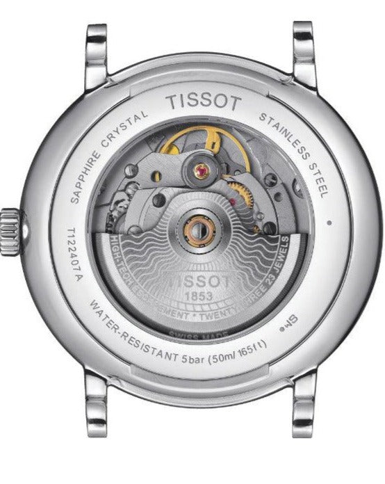 Tissot Carson Premium Quartz Silver Dial Silver Steel Strap Watch For Men - T122.410.11.033.00