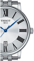 Tissot Carson Premium Quartz Silver Dial Silver Steel Strap Watch For Men - T122.410.11.033.00