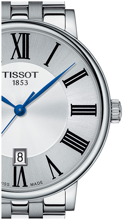 Tissot Carson Premium Quartz 40mm Stainless Steel Watch For Men - T122.410.11.033.00