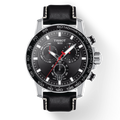 Tissot Supersport Chrono Black Dial Black Leather Strap Watch for Men - T125.617.16.051.00