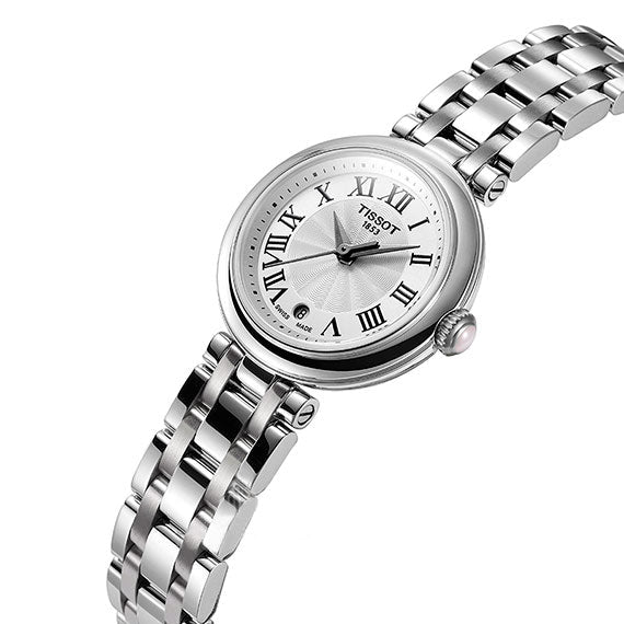 Tissot Bellissima Small Lady Silver Dial Silver Steel Strap Watch For Women - T126.010.11.013.00