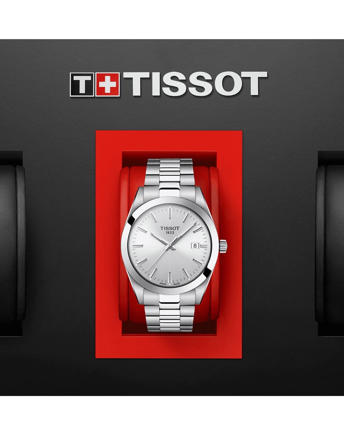 Tissot Gentleman Grey Dial Quartz 40mm Watch For Men - T127.410.11.031.00