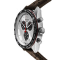 Tissot T Sport PRS 516 Chronograph Silver Dial Brown Leather Strap Watch for Men - T131.617.16.032.00