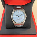 Tissot PRX Powermatic 80 Ice Blue Tiffany Dial Silver Steel Strap Watch for Men - T137.407.11.351.00